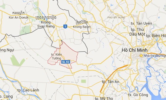 Протест против поездки парламентариев КПНС на границу Камбоджи и Вьетнама